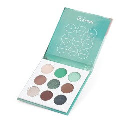 INGLOT PLAYINN CLOUD NO. NINE Green Eye Shadow Palette