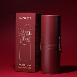 Brush Tube Makeup Set (Burgundy)