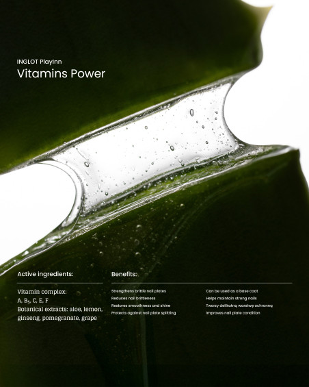 INGLOT PLAYINN Vitamins Power Nail Conditioner