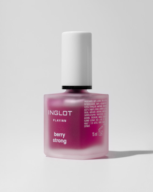 INGLOT PLAYINN Berry Strong Nail Conditioner INGLOT PLAYINN Berry Strong Nail Conditioner