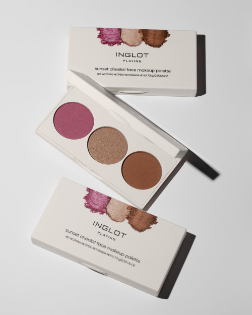 INGLOT PLAYINN SUNSET CHEEKS! Face Makeup Palette